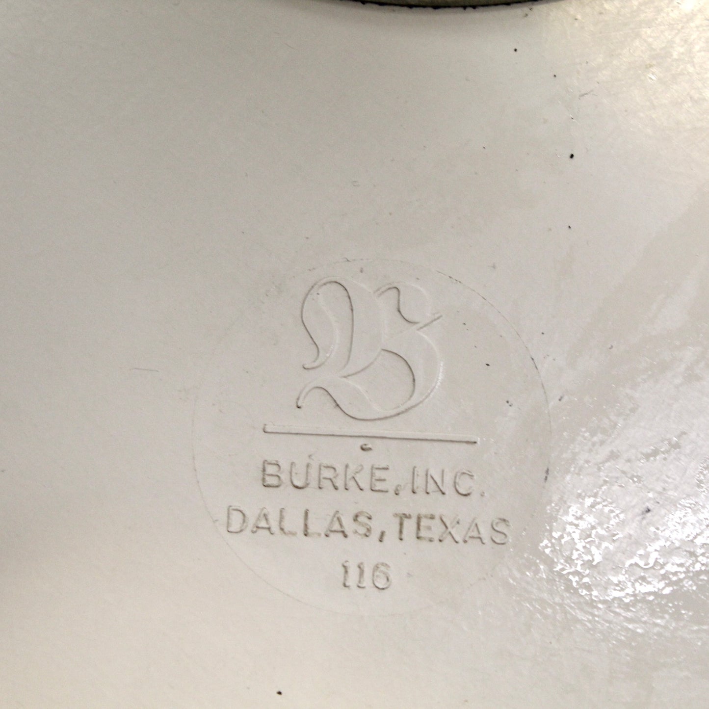 1960s Burke Captain Chair NEEDS REPAIR | Original Leather Cushion