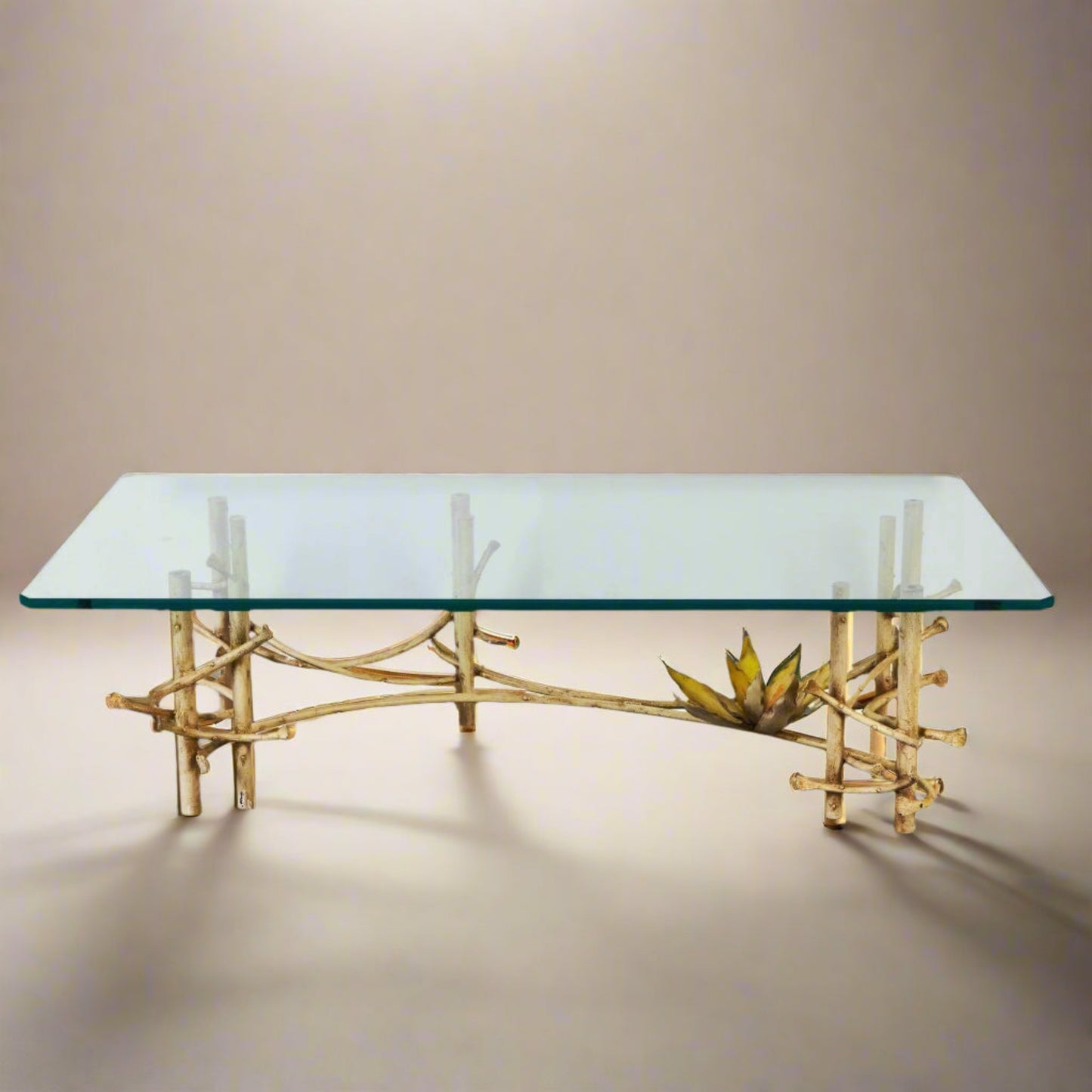 1970s Wrought Iron Coffee Table | Silas Seandel