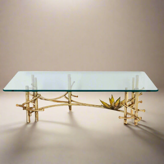 1970s Wrought Iron Coffee Table | Silas Seandel