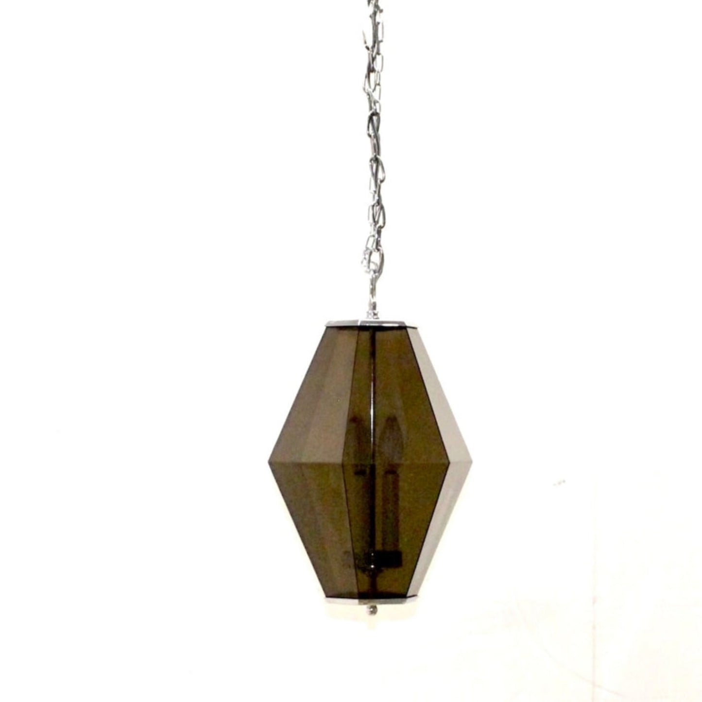3-Light Pendant Light | Smoked Gray Prism