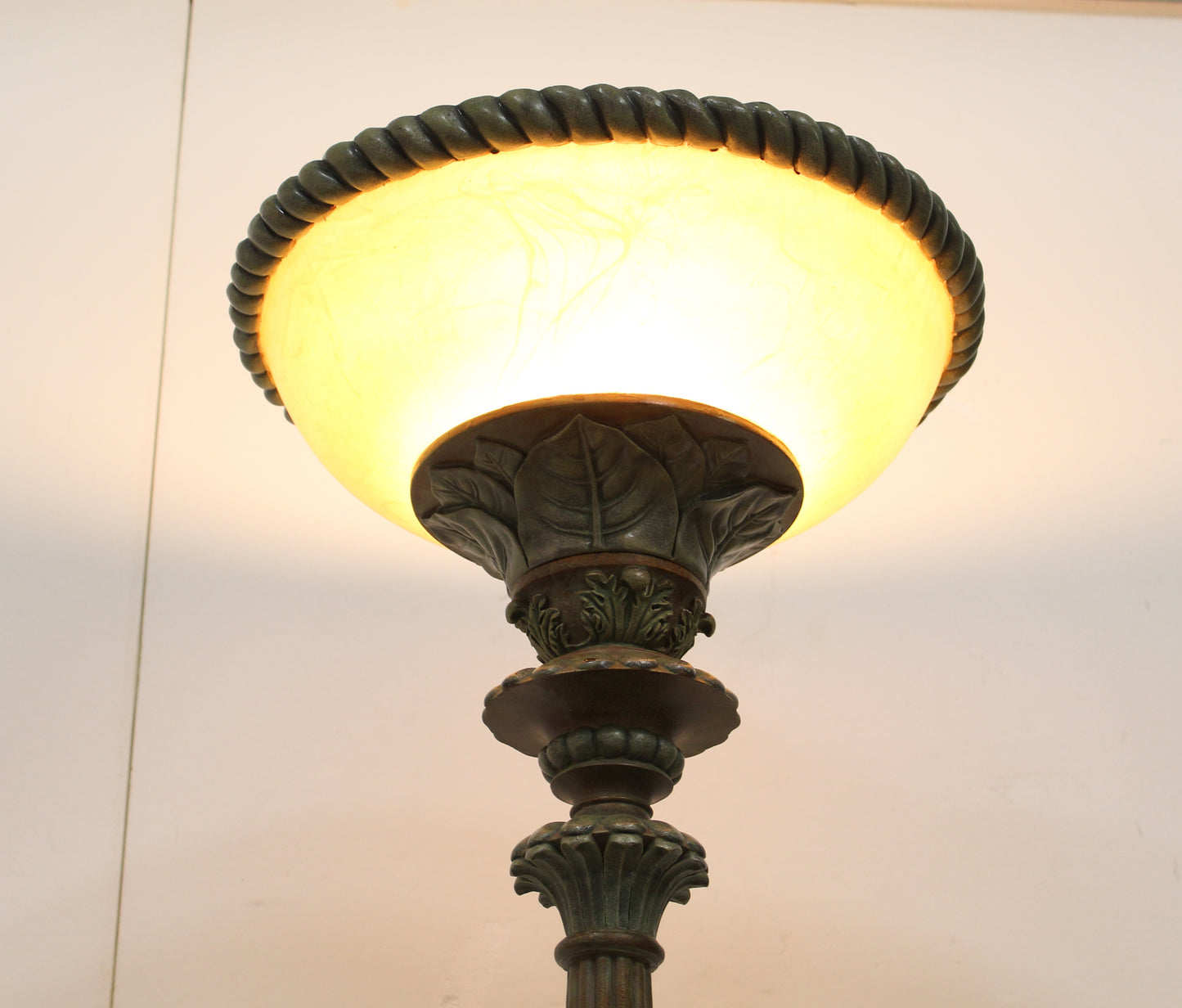 Art-Nouveau Style Torchère Floor Lamp