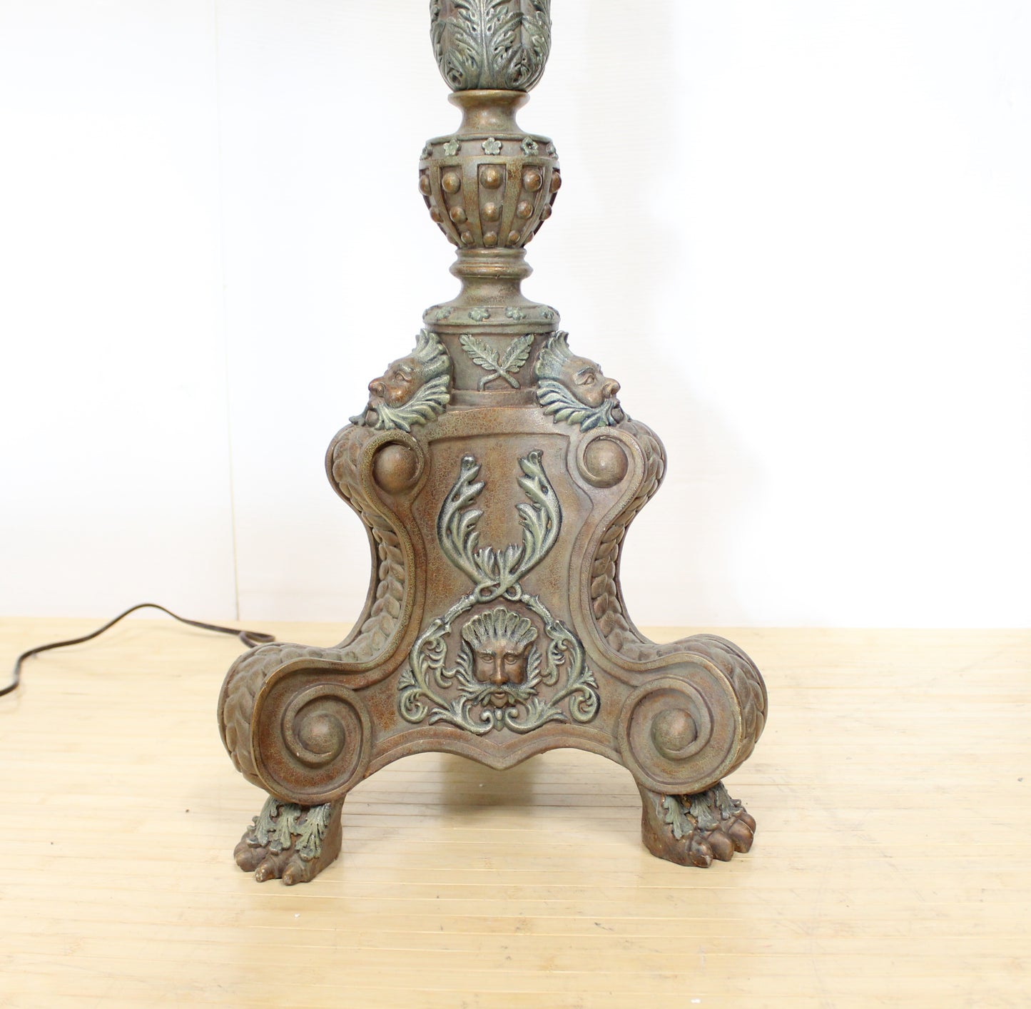 Art-Nouveau Style Torchère Floor Lamp