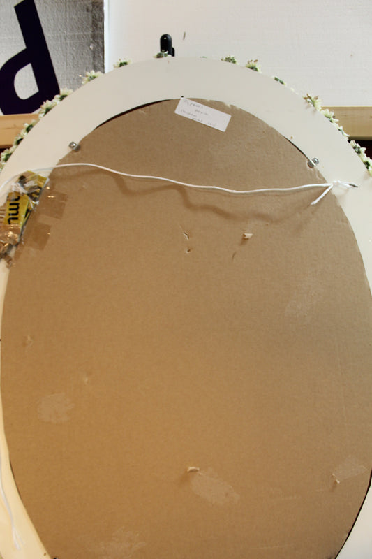 Large Handcrafted Daisy Flower Wall Mirror