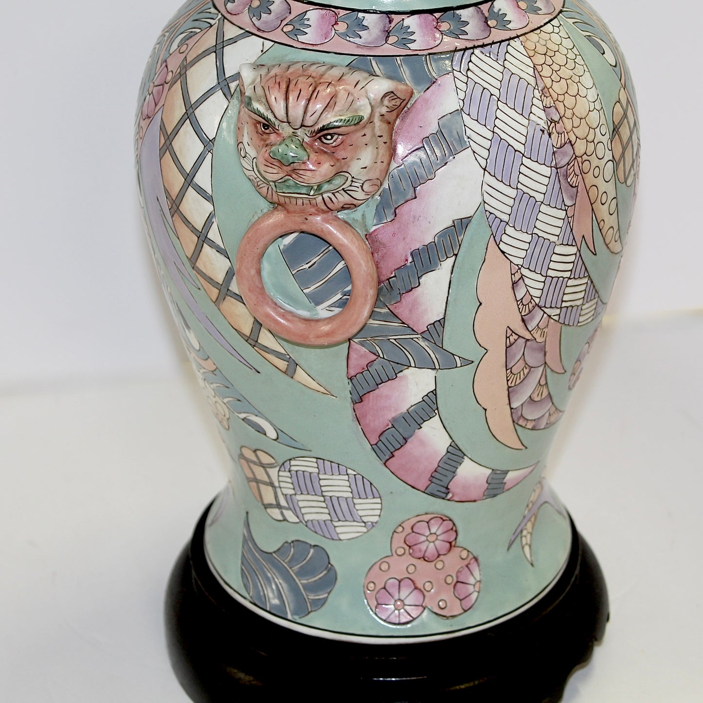 Vintage Fu Dog Shishi Hayward House Table Lamp