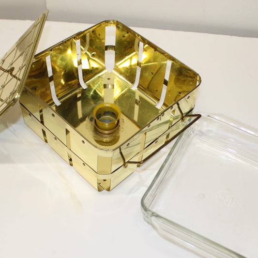 Vintage Anchor Hocking Chafing Dish