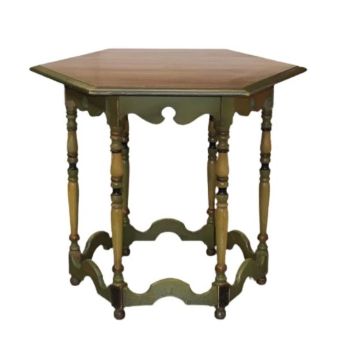 Vintage Country Painted Center Table | St. Johns Tables