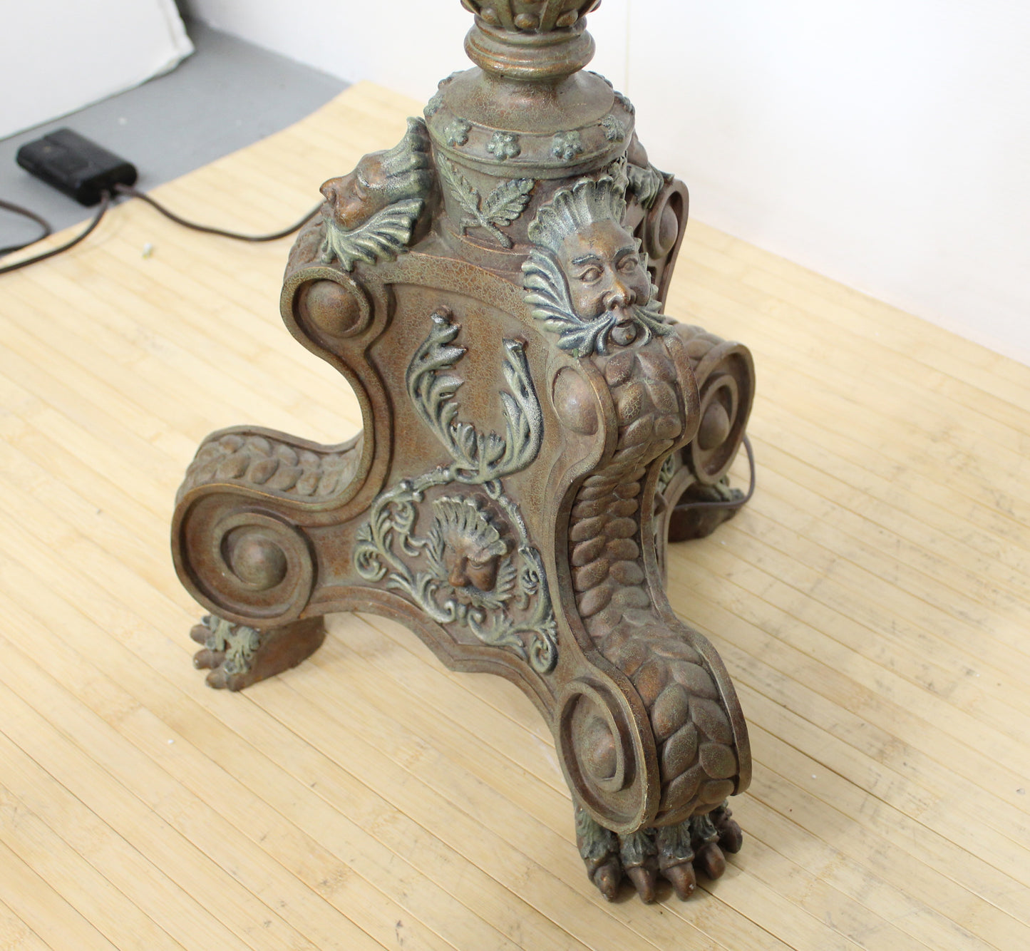 Art-Nouveau Style Torchère Floor Lamp