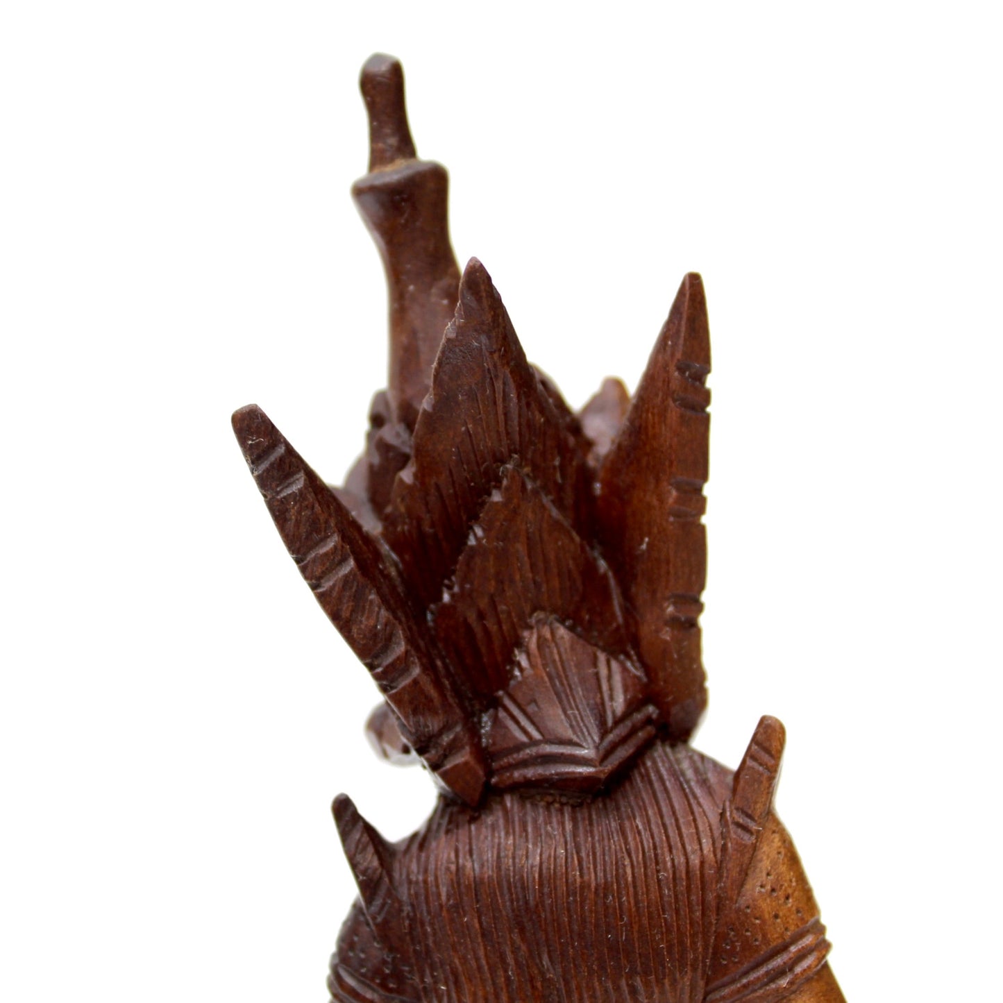 Vintage Bali Dewi Ratih Goddess Wood Statuette