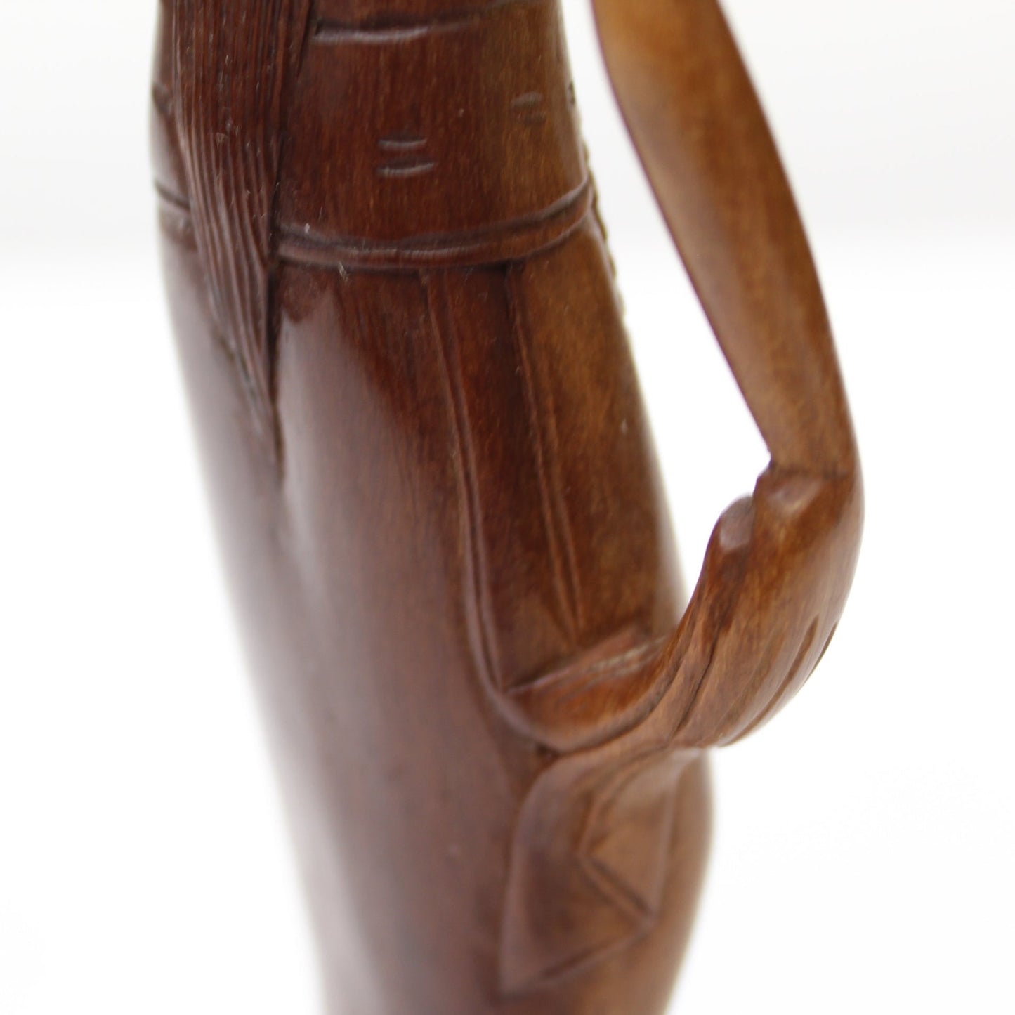 Vintage Bali Dewi Ratih Goddess Wood Statuette