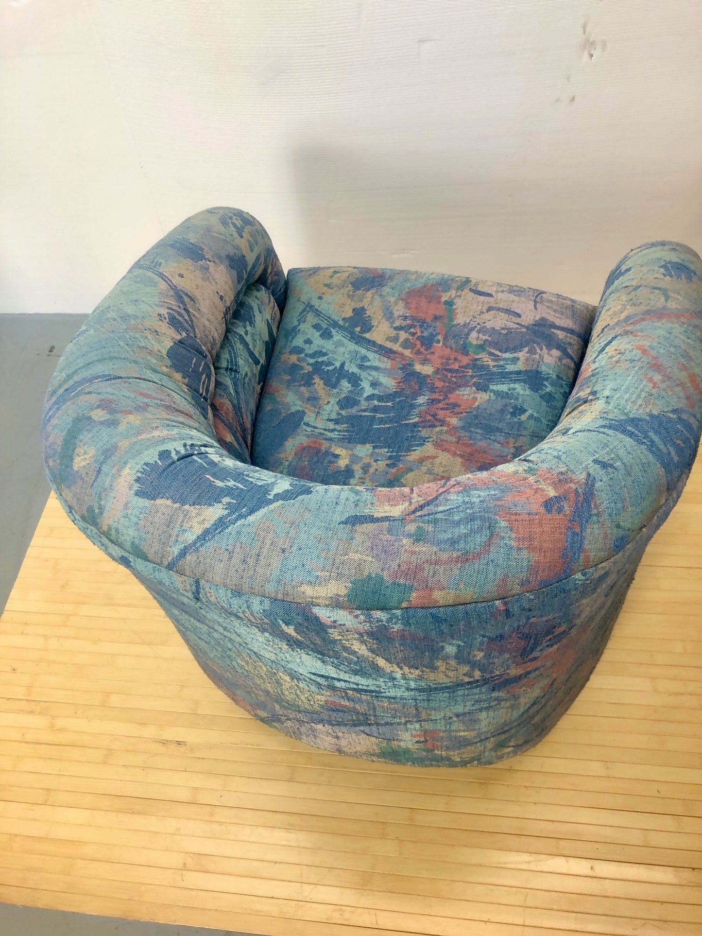 Precedent Furniture Modern Abstract Swivel Chair