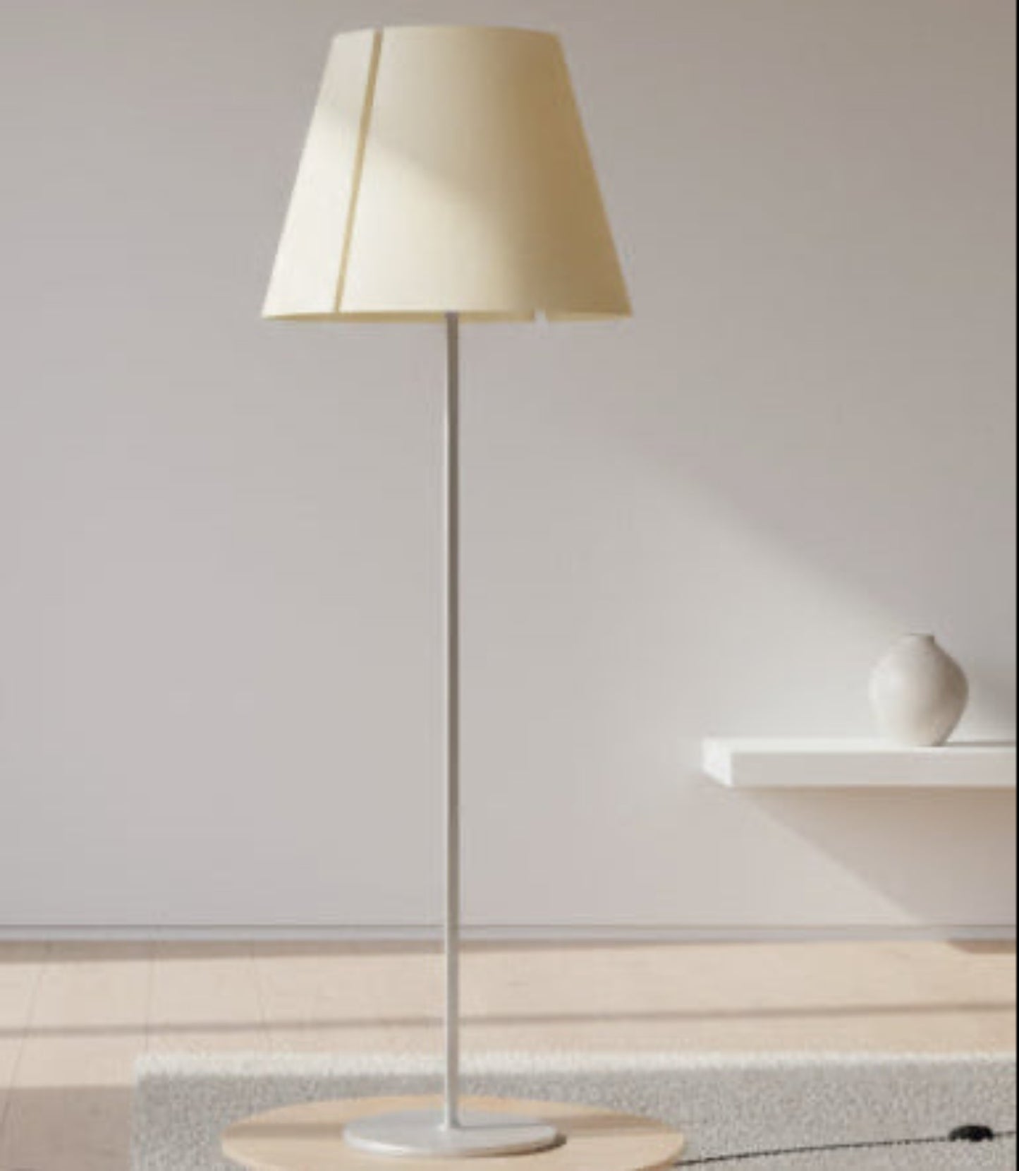 Vintage Extra large Melampo floor lamp by Artemide designer Adrien Gardere