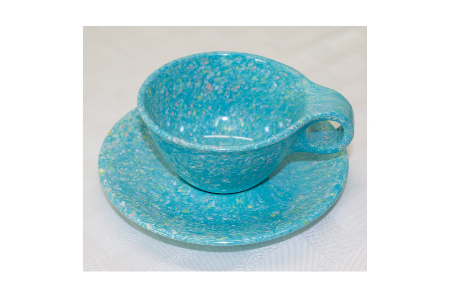 Northern Boston Melamine 8 Cups Saucers | Cream & Sugar Bowl with Lid