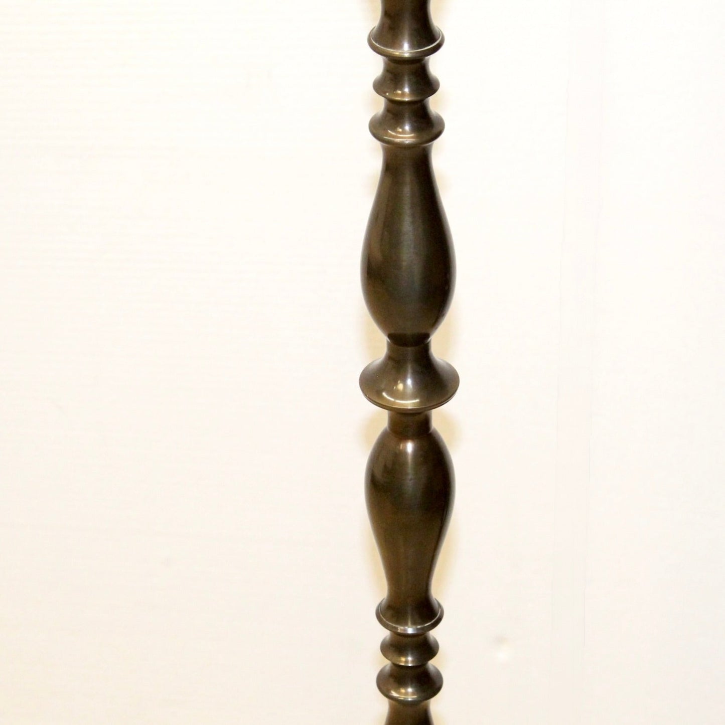 1960s Ornate Brass Spindle Body Floor Lamp