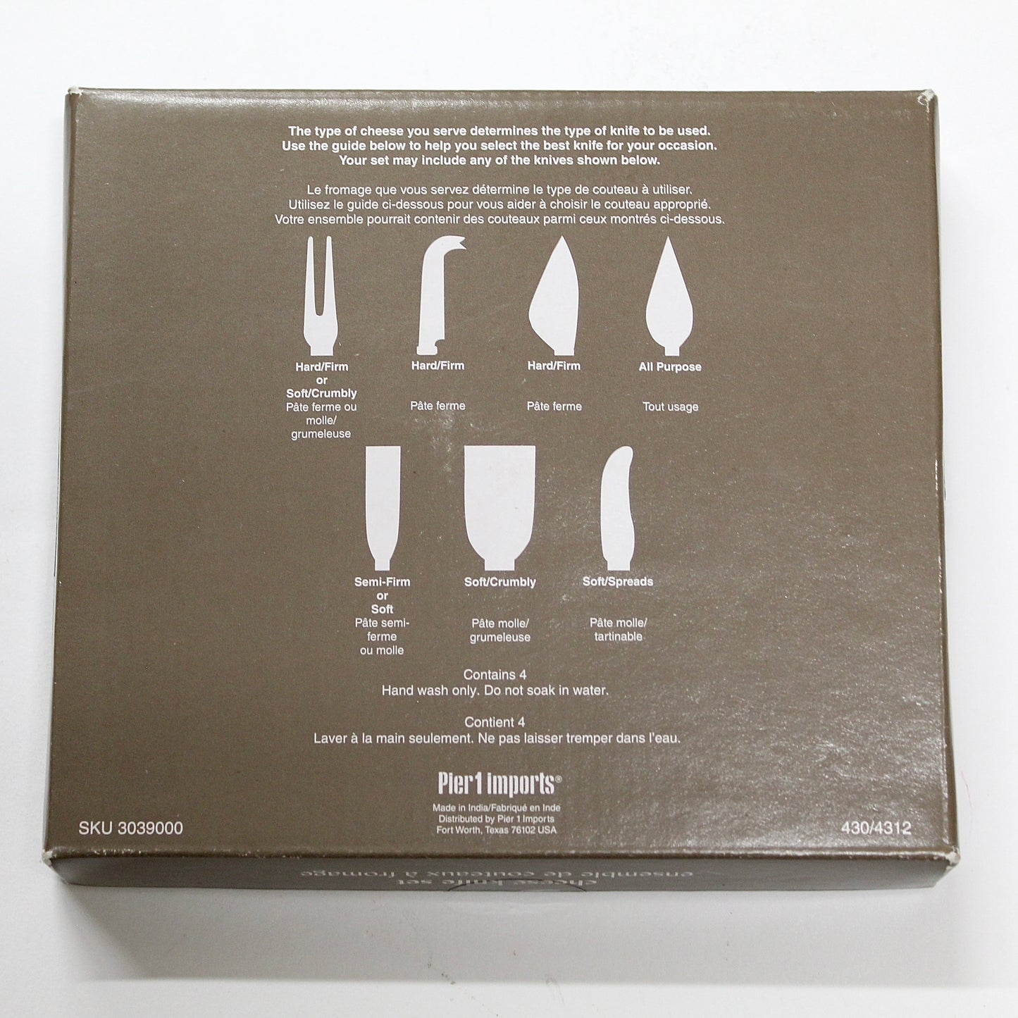 Vintage 4-Piece Sheesham Rosewood Cheese Knife Set