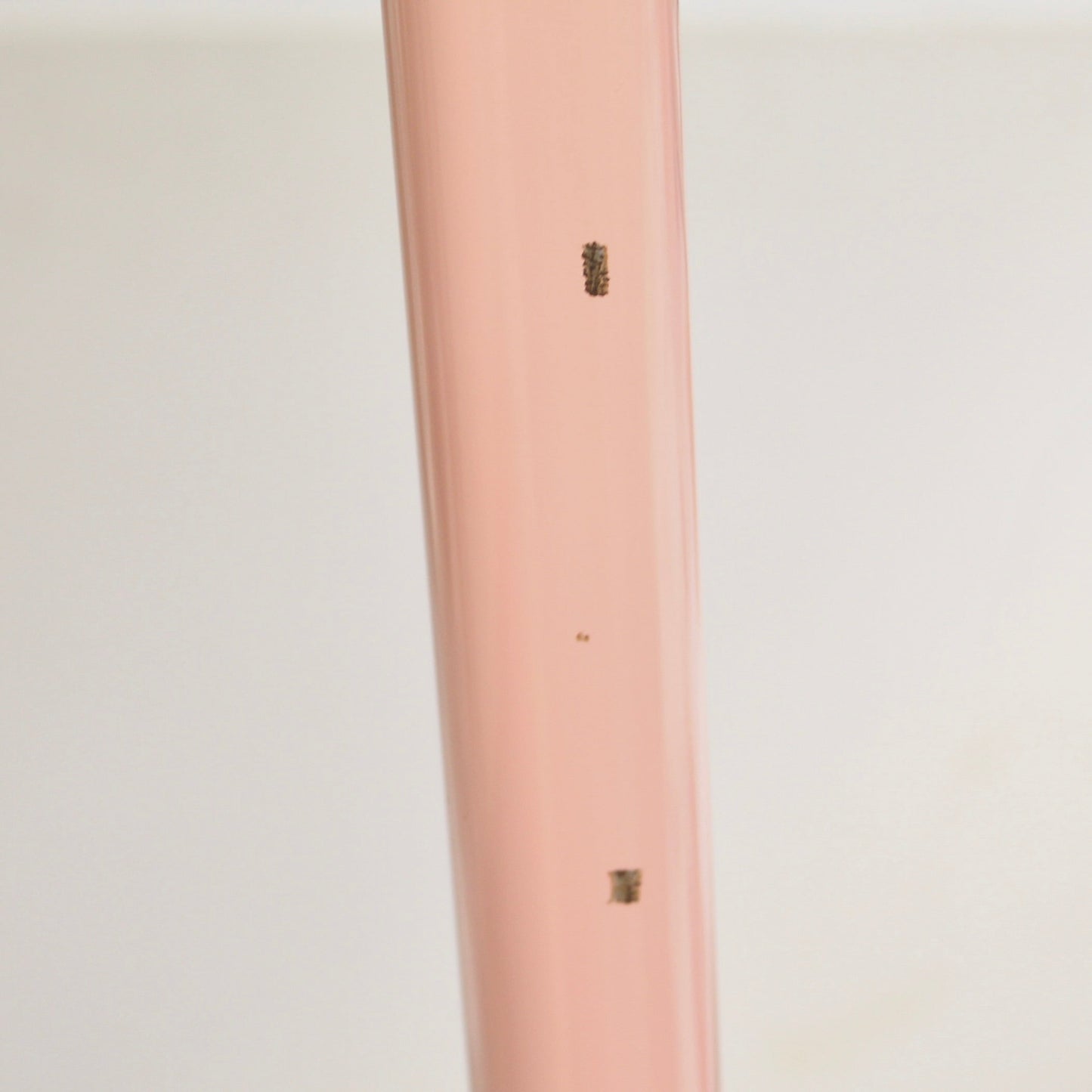 Vintage Pink Torchiere Floor Lamp | Scalloped Shade