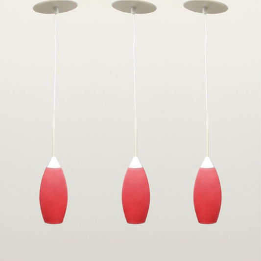 Red Glass Pendant Light - Cooper Light