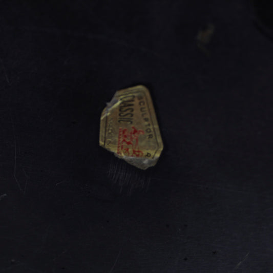 Vintage Resin Alabaster Elephant Sculpture by Santini