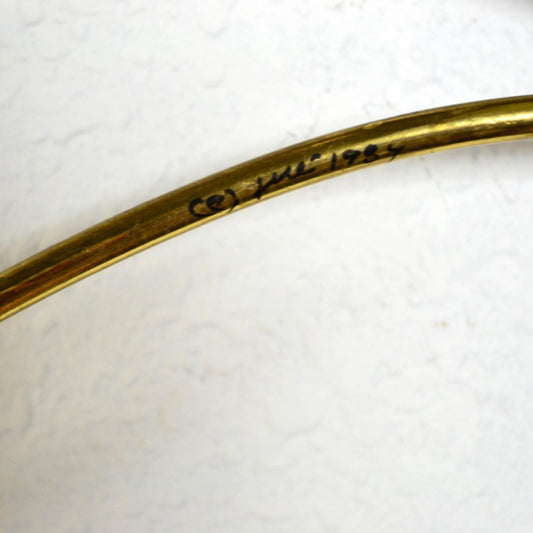 Curtis Jere Brass Gazelle Wall Sculpture, Signed