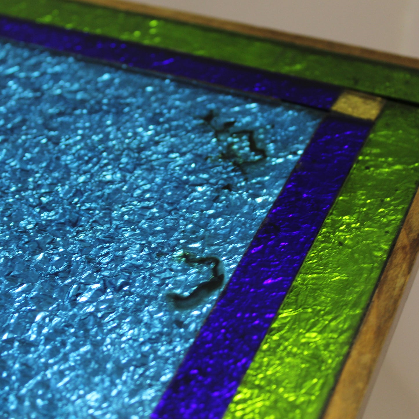Vintage Georges Briard Glass Mosaic Side Table