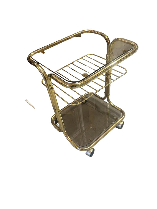 Small Table Bar Cart on Wheels from OffCenterModern