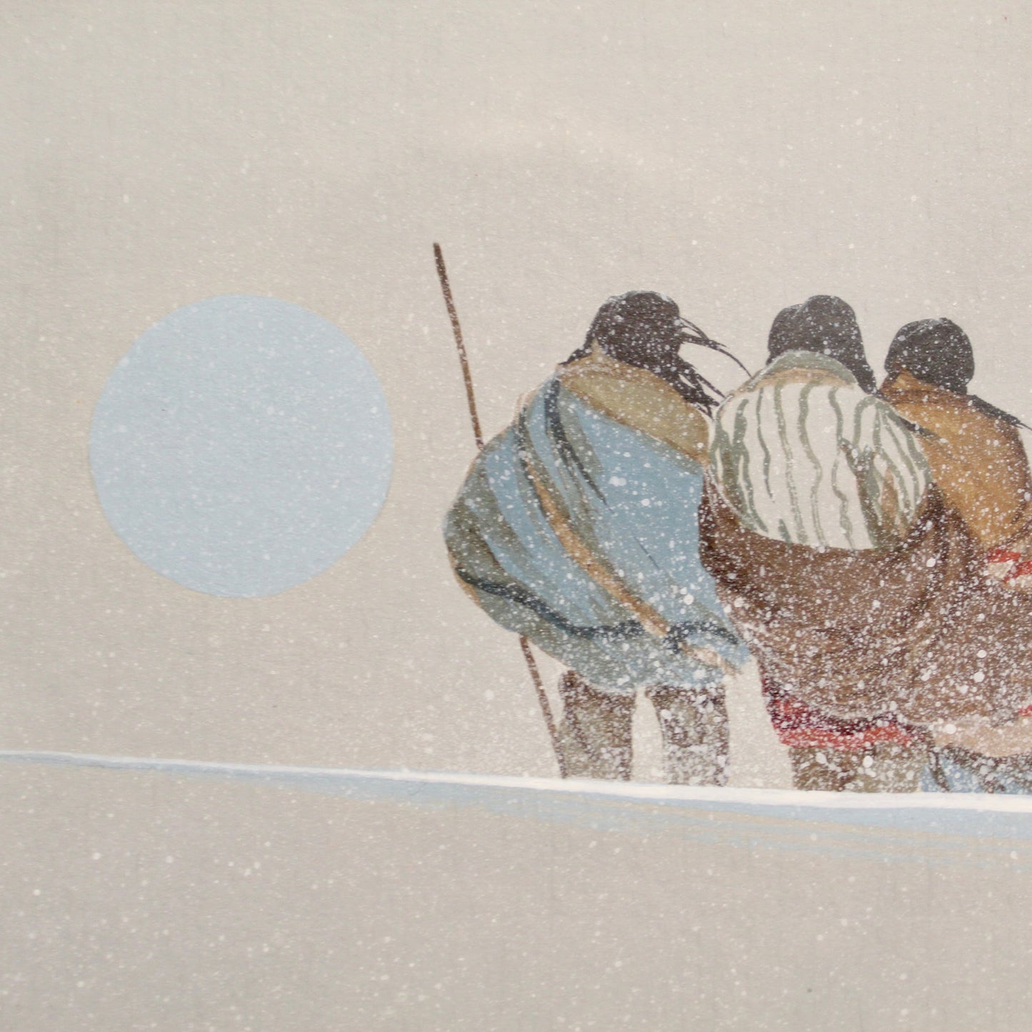 1980 Troy Anderson Signed Painting -Together-