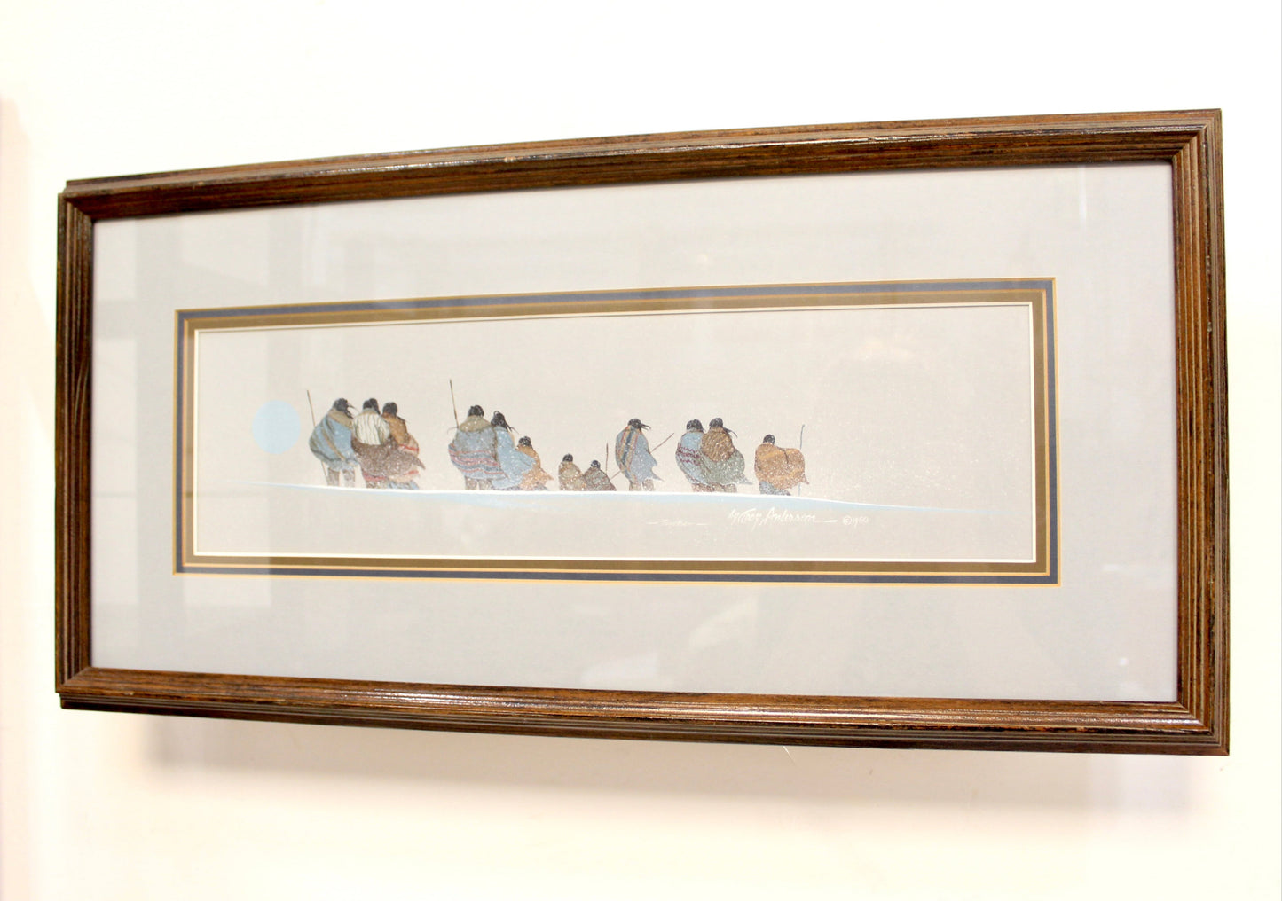 1980 Troy Anderson Signed Painting -Together-
