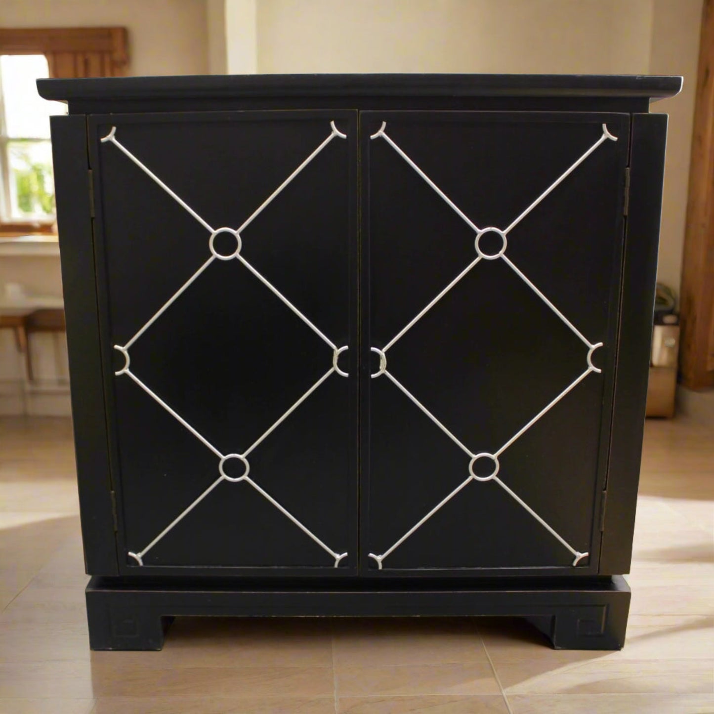 Vintage Two-Door Accent Cabinet