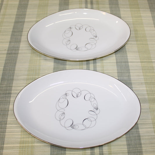 Meito Japan Tempo Oval Serving Platters