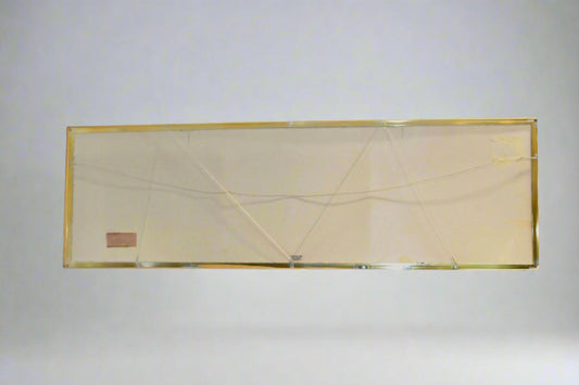 Large Abstract Iris Flower Watercolor Triptych Wall Art