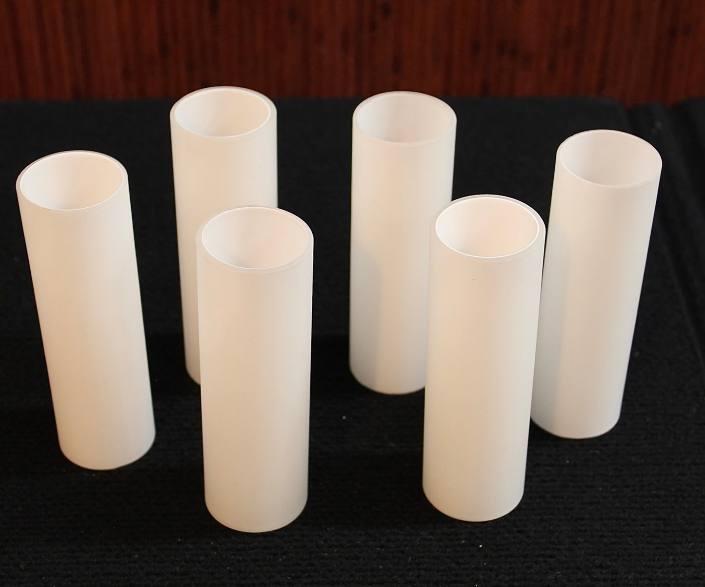 Frosted Glass Candle Covers Candelabra| Set of 6