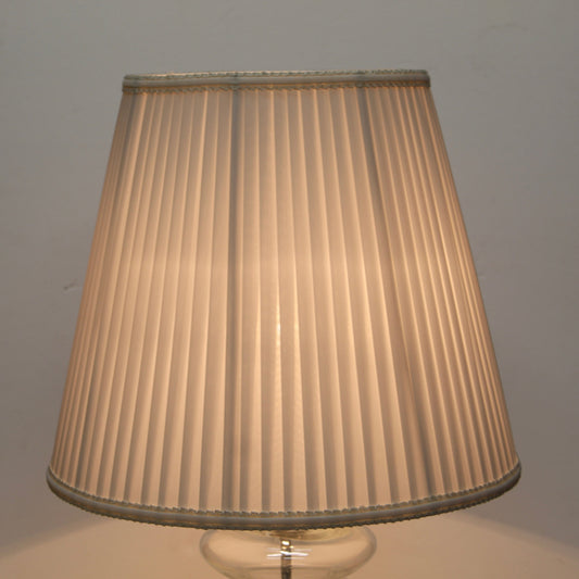 Vintage Bright White Empire-Style Lampshade