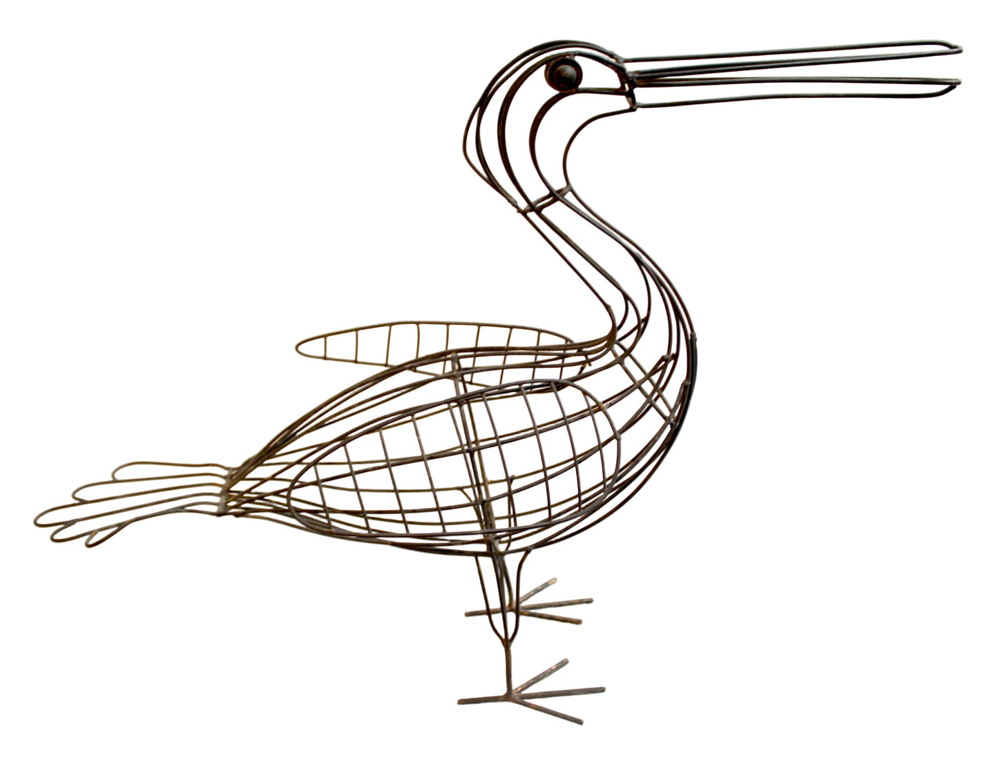 Pelican Wire Art Sculpture