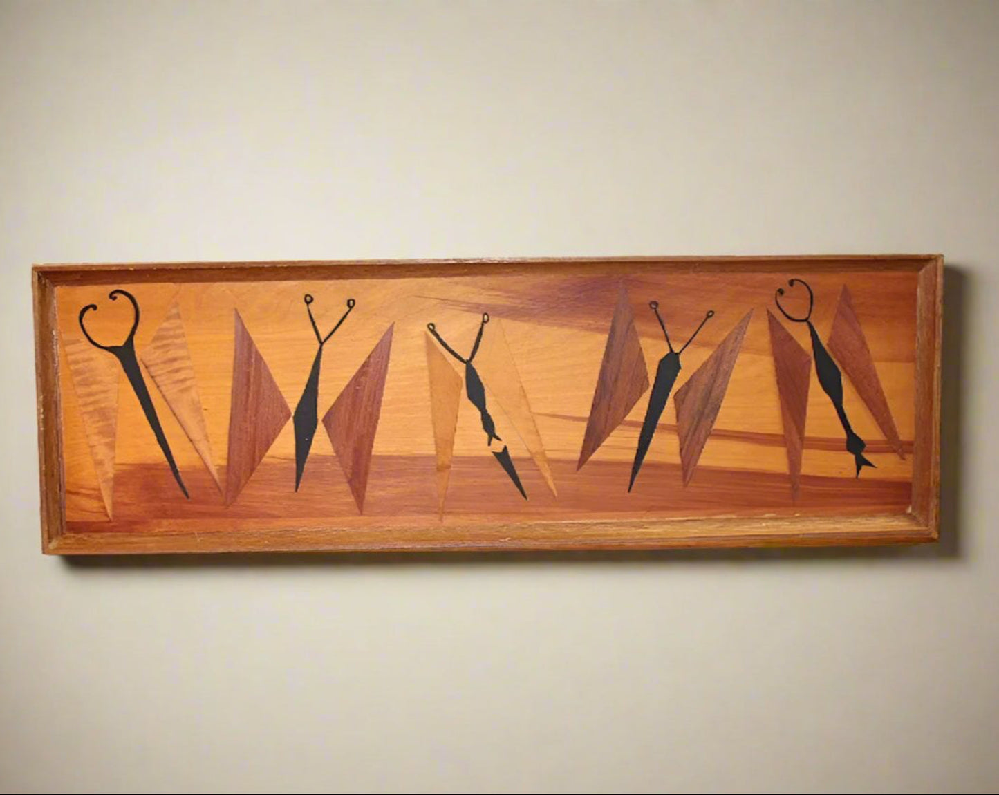 Wood Butterfly Marquetry Wall art
