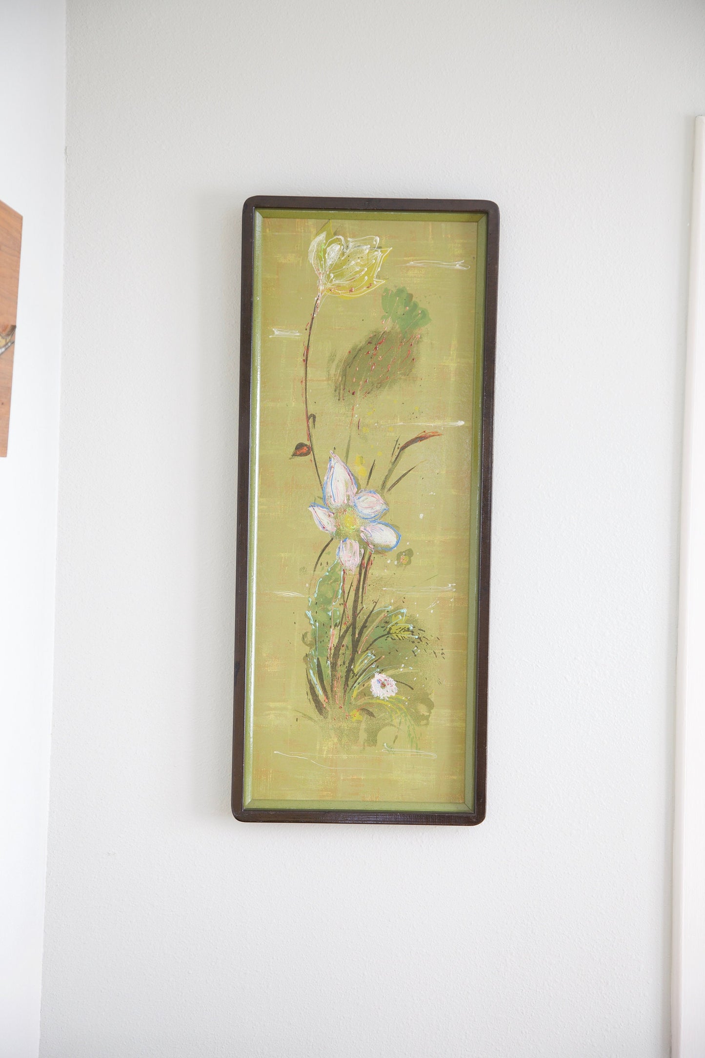 Vintage Pair of Floral Wall Art Seriograph Prints by Dietrich Grunewald from OffCenterModern