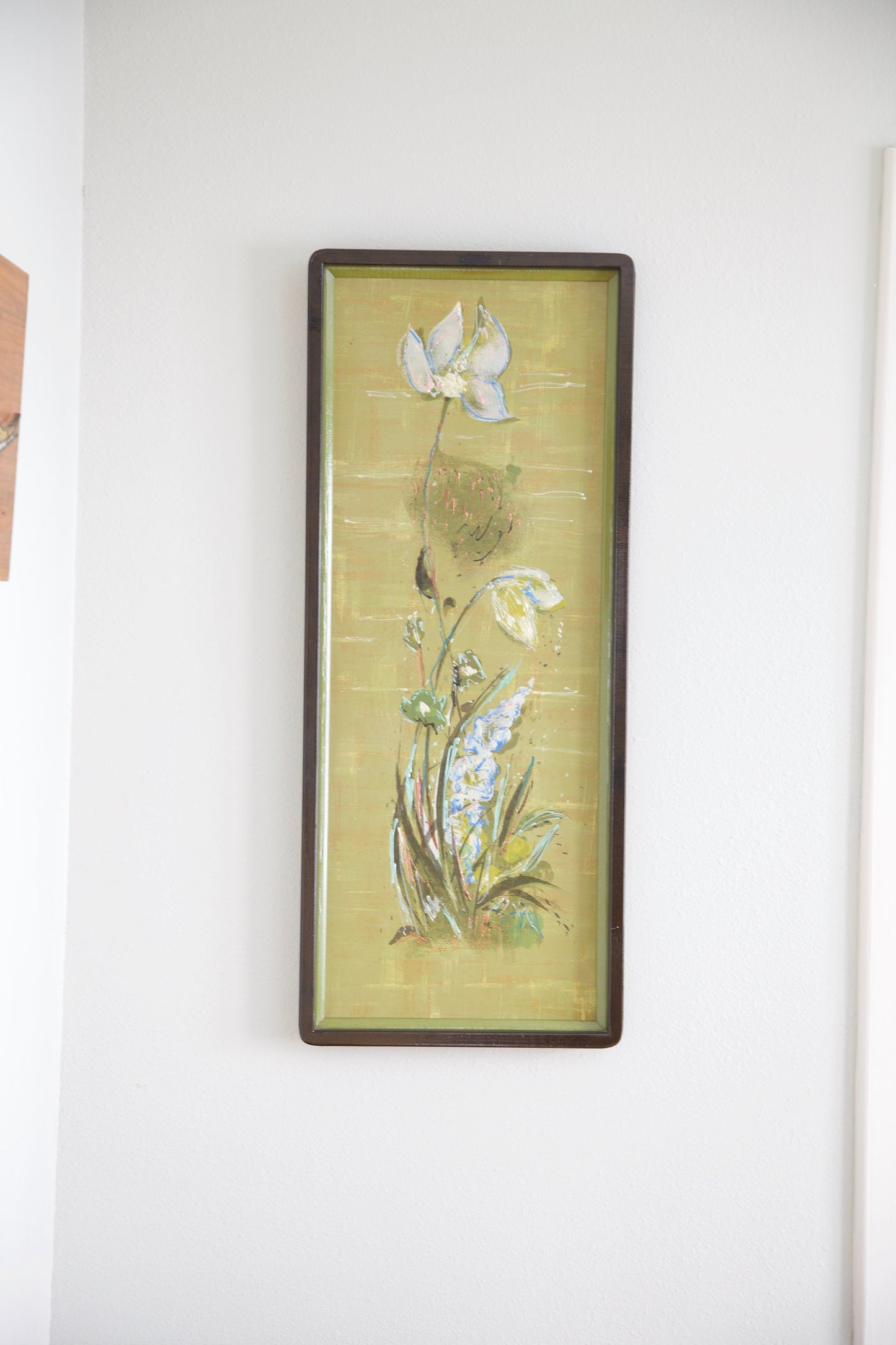 Vintage Pair of Floral Wall Art Seriograph Prints by Dietrich Grunewald from OffCenterModern