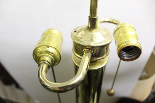 1960s Brass Tubular Floor Lamp | Clover Lamp Co from OffCenterModern