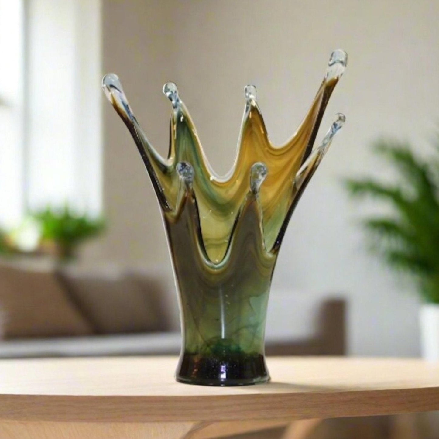 Extra Large Art Glass Vase Murano - OffCenterModern