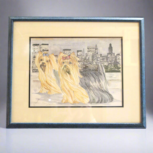 B. Hickman Original Yorkshire Terrier Print |Singed & Numbered