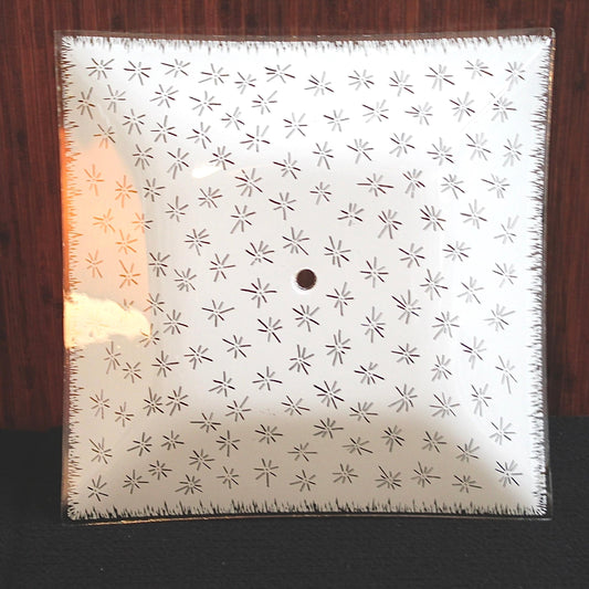 Frosted Glass Starburst Ceiling Fixture Shade