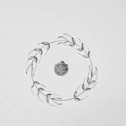 Round Vintage Round Glass Ceiling Light Shade | Wheat Detail