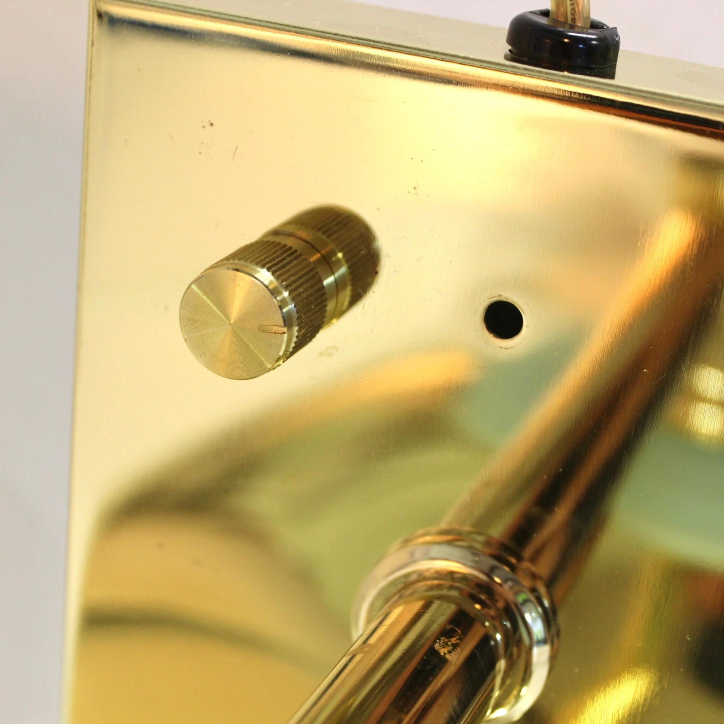 Vintage Brass Saucer Wall Sconce