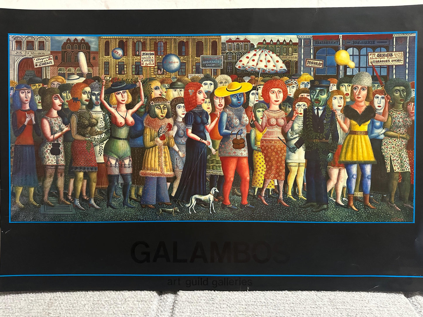 Tamas Galambo Gallery Poster |"Ladies of the Night" from OffCenterModern