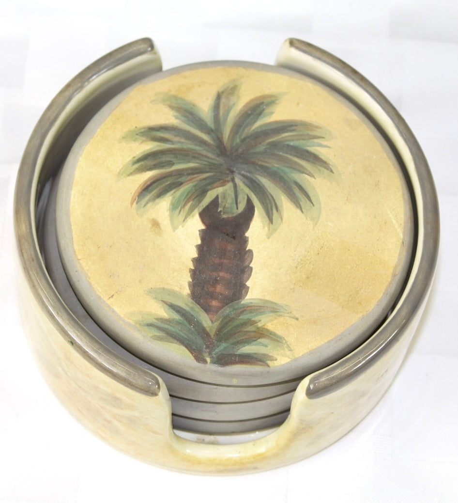 Bellagio Tabletops unlimited-Palm Tree design- Salsa sampler platter and more