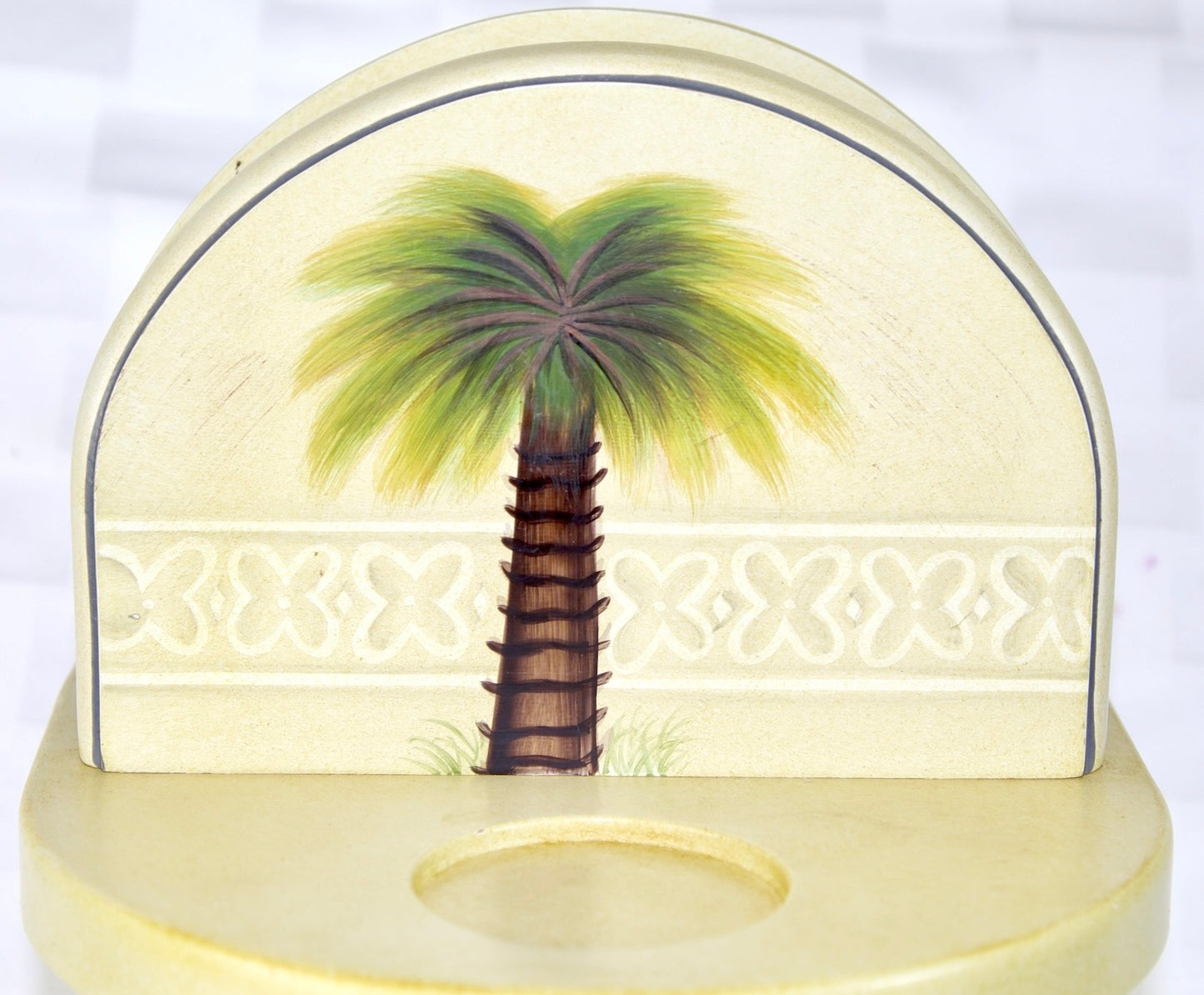 Bellagio Tabletops unlimited-Palm Tree design- Salsa sampler platter and more
