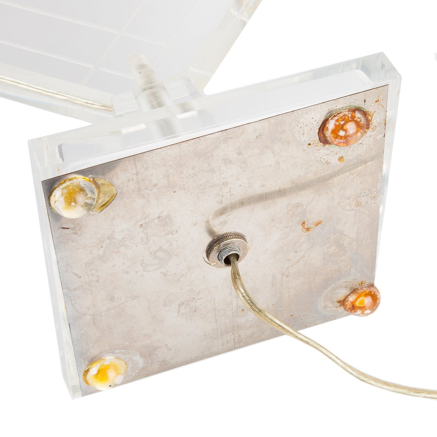 Thin Lucite Table Lamp