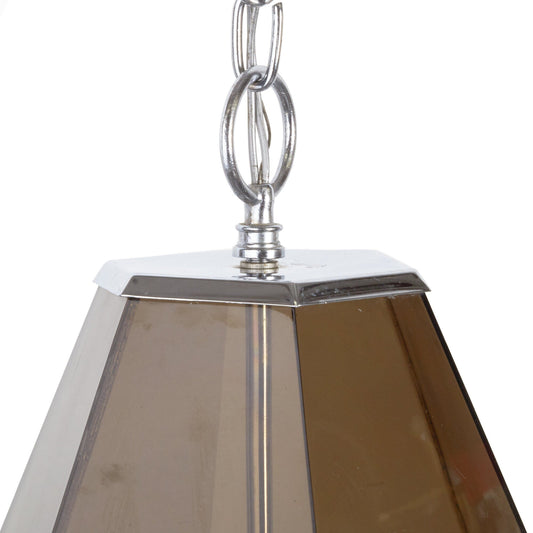 3-Light Pendant Light | Smoked Gray Prism