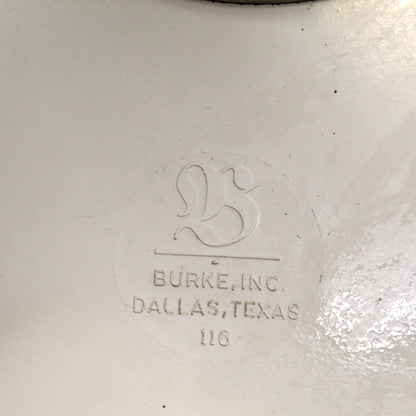 1960s Burke Captain Chair NEEDS REPAIR | Original Leather Cushion