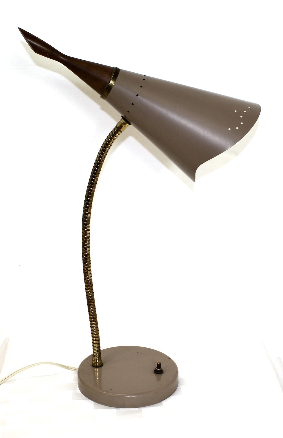 Vintage Bullet Gooseneck Desk Lamp