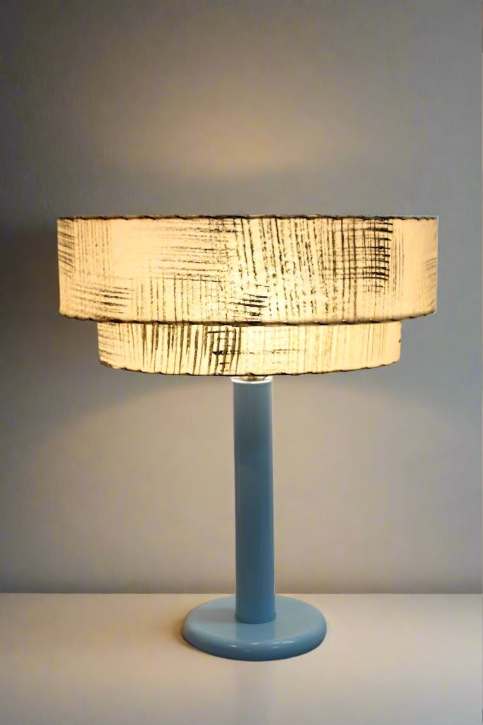 Original 1950s 2-Tier Mod Lamp Shade