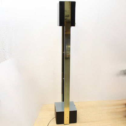 1970s Gold Digital LED Pedestal Clock
